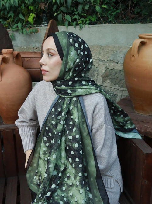 Geyik Desen Lina Şal