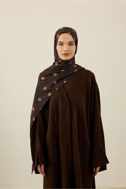 Polkadot Desen Lina Şal