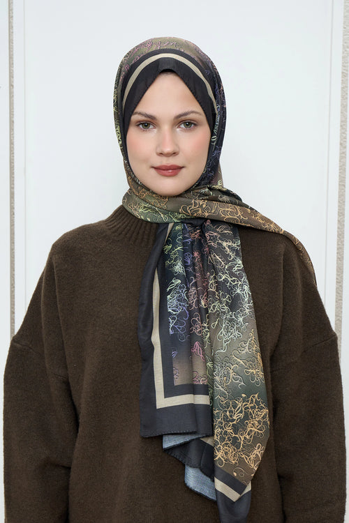 Sarmaşık Desen Lina Şal
