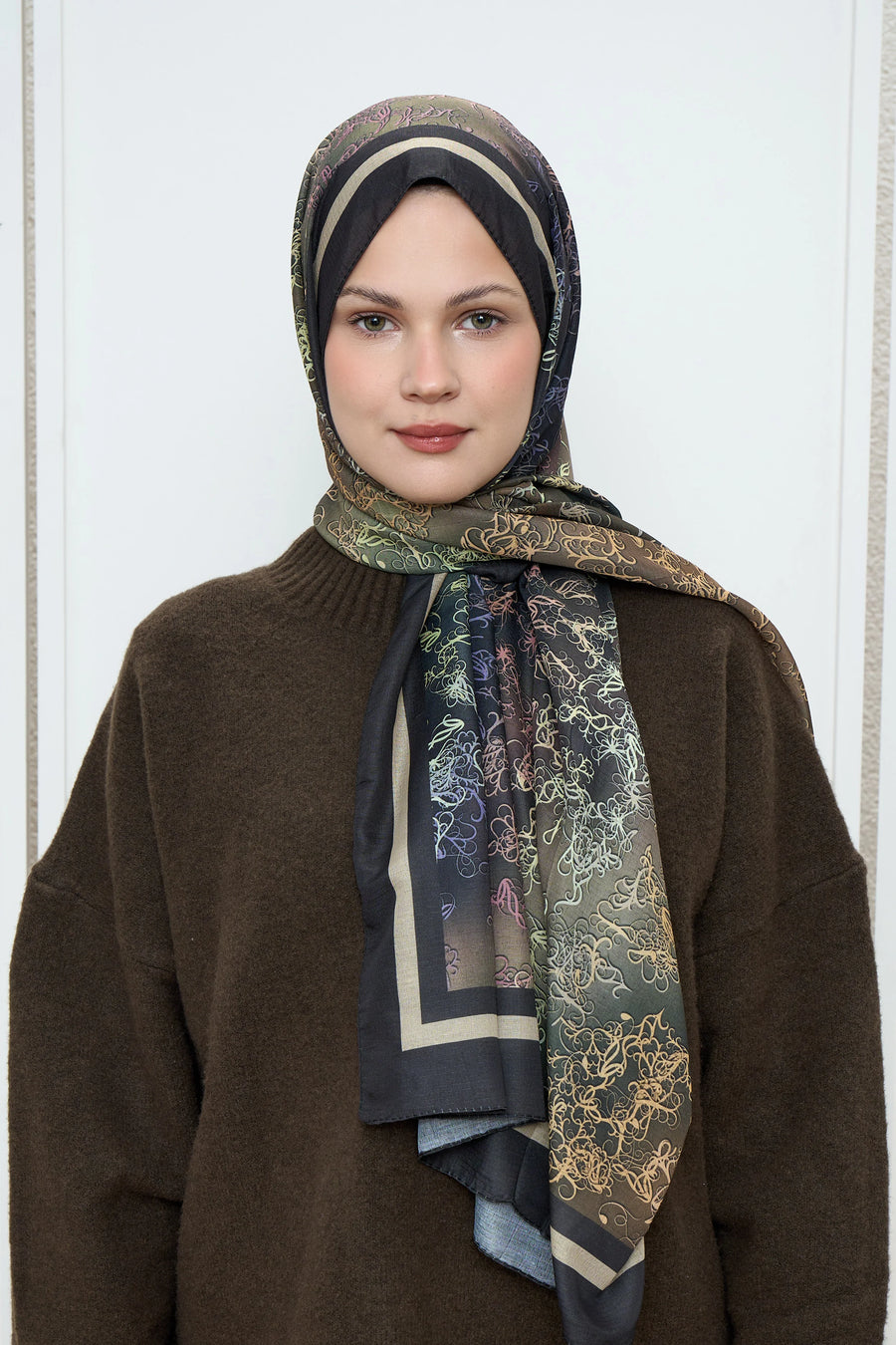 Sarmaşık Desen Lina Şal