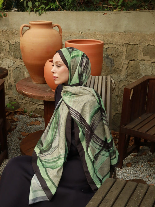 Medcezir Desen Lina Şal