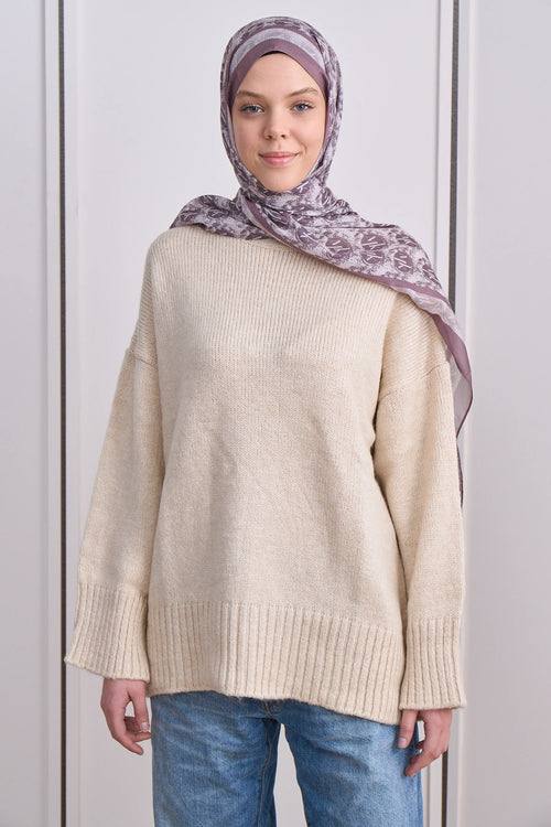 İcon Crest Mk Desen Lina Şal