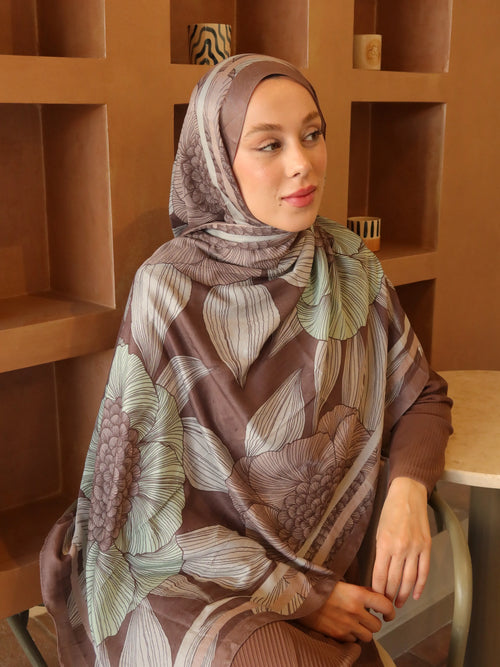 Seraflora Desen Bambu Şal