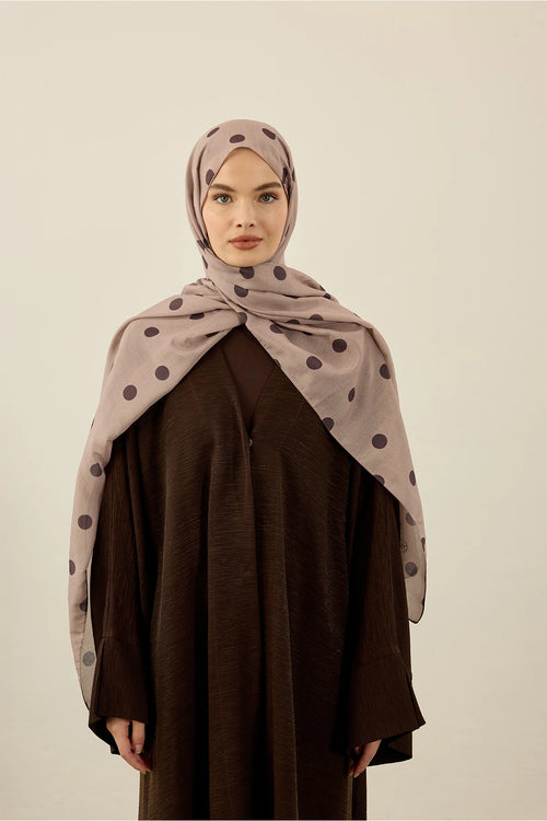 Polkadot Desen Lina Şal